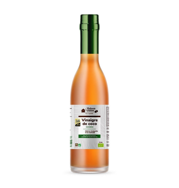 La Maison Du Coco -- DDM 25.03.2025 Vinaigre de coco bio (équitable) (origine Philippines) - 375 ml