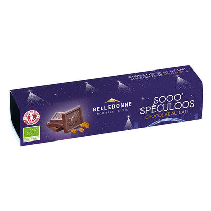 Carrés sooo spéculoos chocolat lait bio - 1
