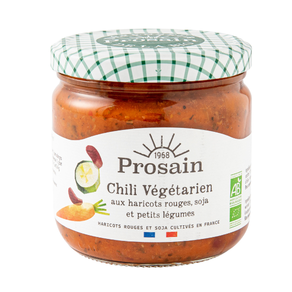 Prosain -- Chili végétarien au soja et petits légumes bio - 355 g