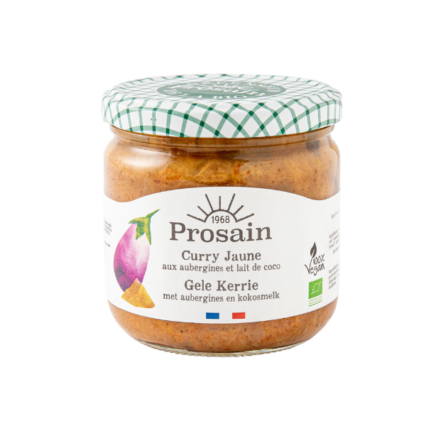 Prosain -- Curry jaune aux aubergines bio - 345 g