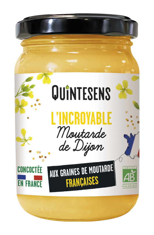 Quintesens -- L'incroyable moutarde bio - 200 g