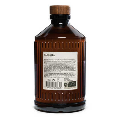 Bacanha -- Sirop vanille brut bio - 400 ml