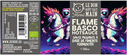 J.Kinski -- EOL Sauce piquante flame basco bio (piment fermenté) - 100mL