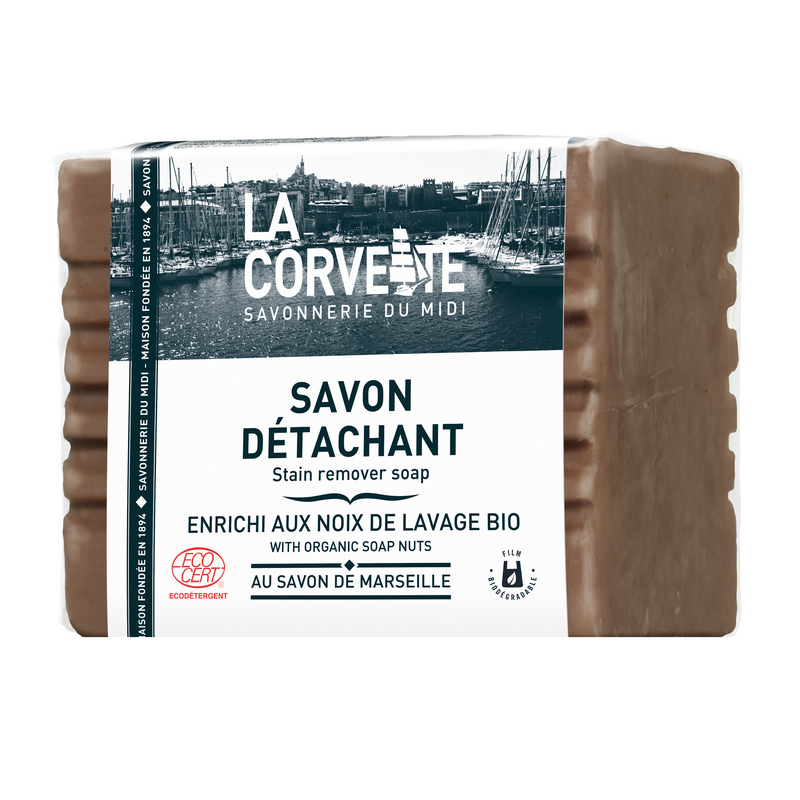 La corvette -- savon détachant enrichi aux noix de lavage - 250 g