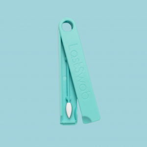 Lastswab -- Stick démaquillant réutilisable avec étui - turquoise